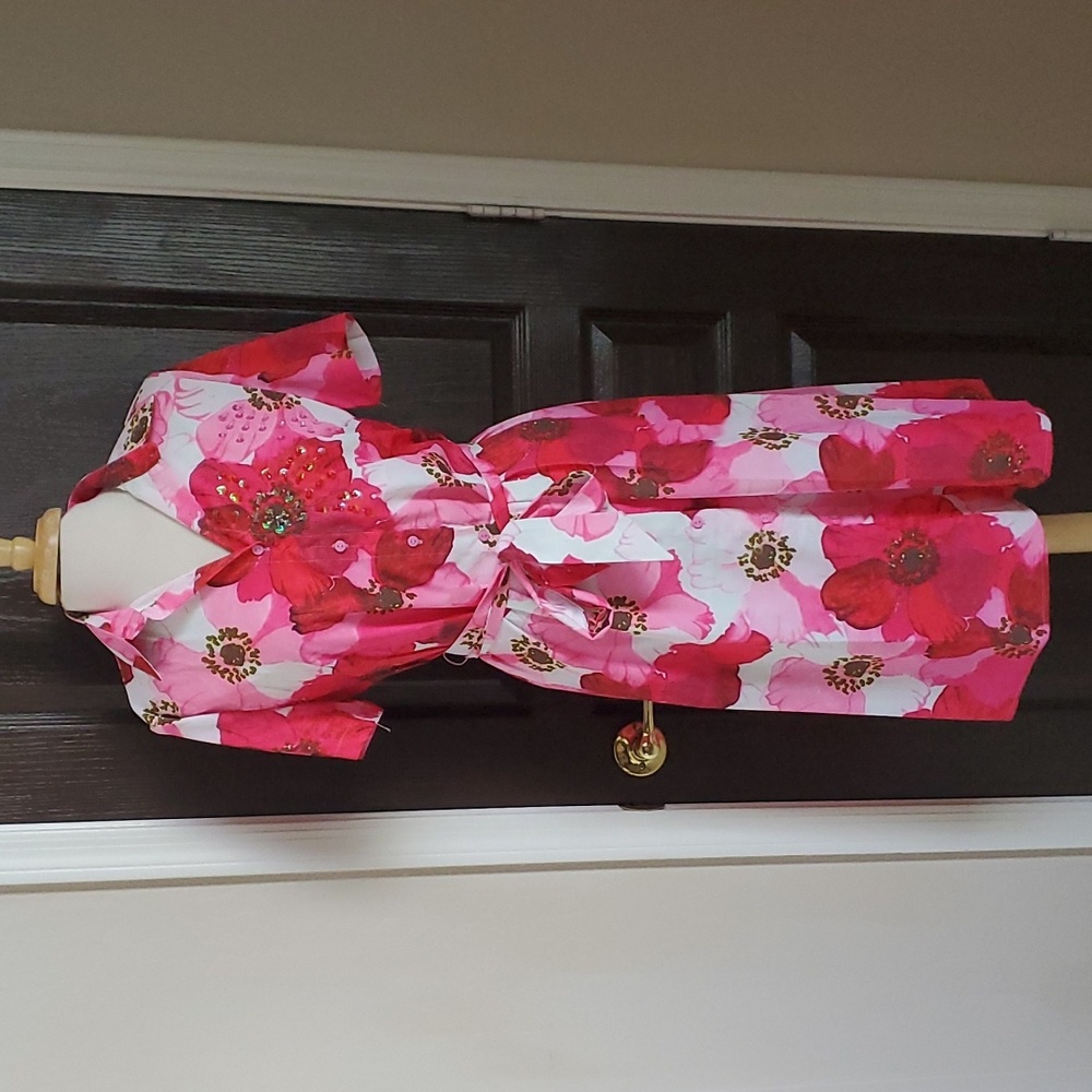 Floral Sequin Dress nwot
